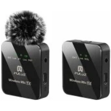 Puluz PU3153B Wireless Lavalier Microphone 1 TX + 