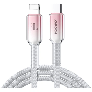 Crystal-Clear Series 30W USB-C - iPhone Lightning 