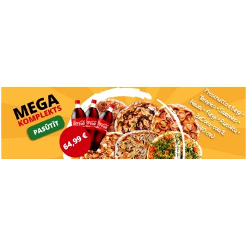MEGA komplekts Proschutto e fungi + Tampico + Sala