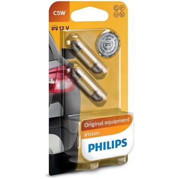 KOMPLEKTS 2x Auto spuldze Philips VISION 12844B2 C