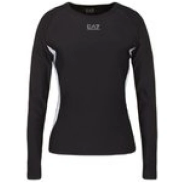 EA7 Woman Jersey T-Shirt - black