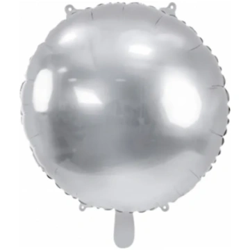 Lietots - Folija balons "Sudraba aplis" (45 cm) Pa