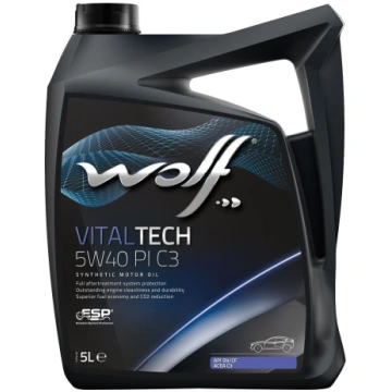Dzinēja eļļa VITALTECH PI C3 -21116 5W40 PD 5L VW 