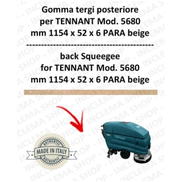 5680 squeegee rubber back PARA beige for Scrubber 