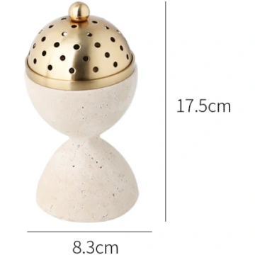 Travertine Mabkhara Burner Luxury Marble Bakhoor I