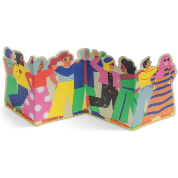 Kartīte Conga Line, Concertina Card