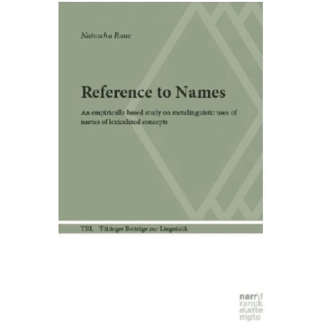 Reference to Names: An empirically based study on 