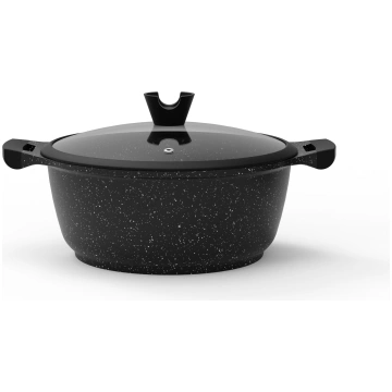 Katls Domoletti Black Marble, Ø28 cm, 6.1 l, melna