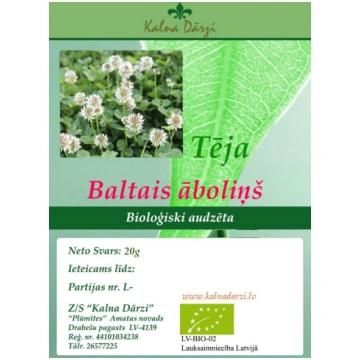 Tēja BALTAIS ĀBOLIŅŠ EKO (Trifolium repens)