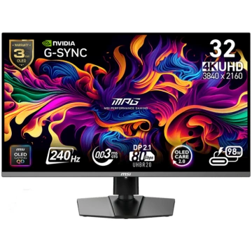 Monitors MSI MPG 322URX QD-OLED, QD-OLED, 240 Hz, 