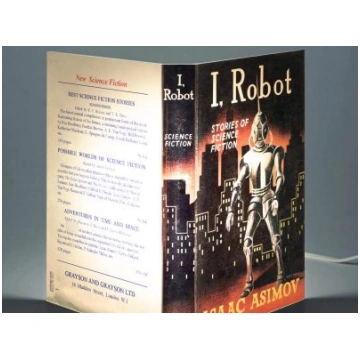 I ROBOT - Abat Book Lamp - First Edition Art Frigò