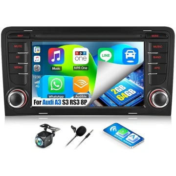 OiLiehu 2G + 64G Android 15 Auto radio 2Din Audi A