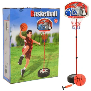 vidaXL bērnu basketbola komplekts, regulējams, 120