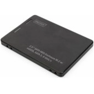 DIGITUS Enclosure 2.5" M.2/ mSATA Black DA-71118 a