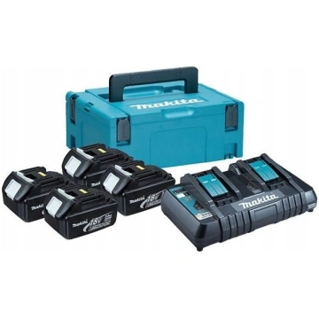 Makita Komplekts Barošanas 18v Makpac, Bl1830bx4+d