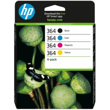 HP 364 4-Pack (N9J73AE) Ink Cartridge Multipack, C