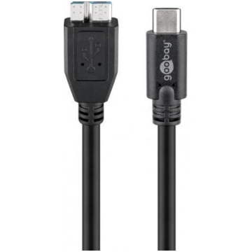 Goobay 67995 USB-C to micro-B 3.0 cable Round cabl