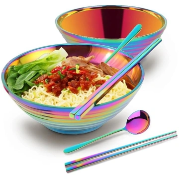 Pircēja zvaigzne 304 nerūsējošā tērauda Ramen bļod