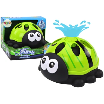 Castle Sprinkler Ladybug Green Water Fountain