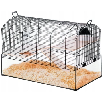 ZOLUX Cage NeoPanas XL with glass cuvette, black