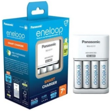 PANASONIC Eneloop Smart Batteries charger + 4x AA