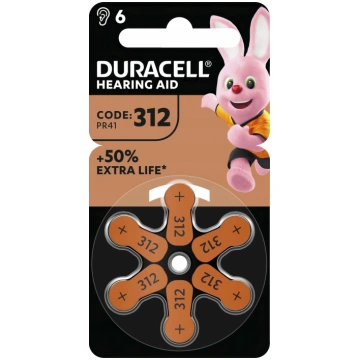 Duracell Batterie Horgerate EasyTab 312 (PR41) NEU