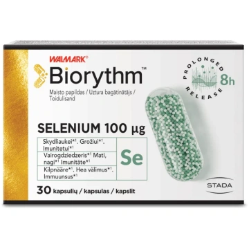 BIORYTHM Selenium 100 mg kapsulas N30