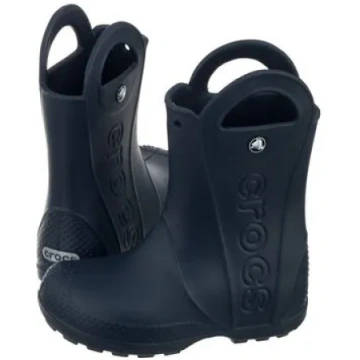 Crocs Handle Rain Boot Kids Navy 12803-410 (CR79-f