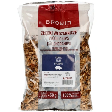 Kūpināšanas/grilēšanas kokskaidas, plūmju, 450 g, 