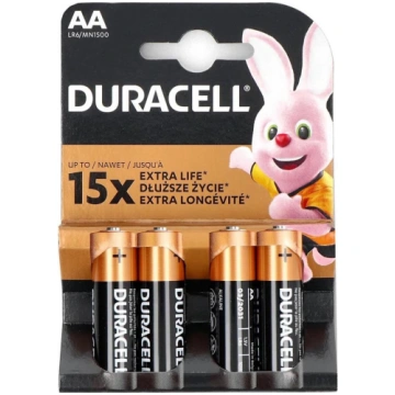 Duracell - 4 gab. Sārmaina baterija Basic LR06/AA 