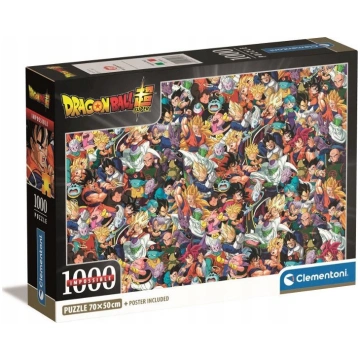 Clementoni Puzzle Compact Anime Dragon Ball 1000 (