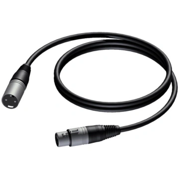 PROCAB CABLE XLR MALE-XLR FEMALE 10 M