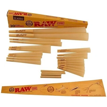 Papers RAW Cone 20 pakāpju Rawket - Ūdenspīpes - V