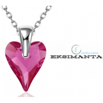 Sudraba Kaklarotas ar Swarovski Kristāliem (7)