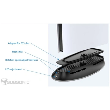 Subsonic Cooling Led Stand - PS5/PS5 Slim SA5656 (