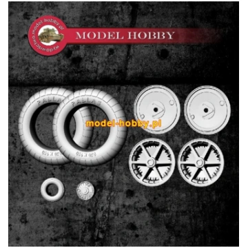 Messerschmitt Bf-109 B/C/D/E - Resin Wheels (Foldi