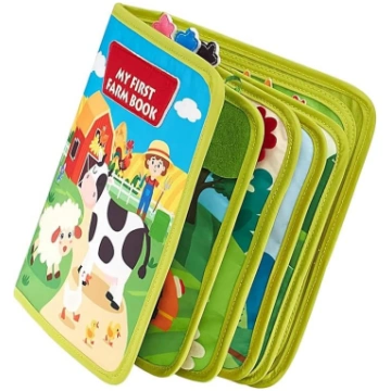 Bērnu rotaļlieta | 3D Farm Scene Activity Book bēr