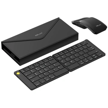 Bezvadu Saliekama Klaviatūra Tastatūras Delux KF10