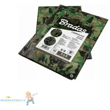 Kamuflāžas tents,pārklājs stiklšķiedras 3x3m 90g/m