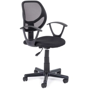 Ellain office chair in black fabric vendor-unknown