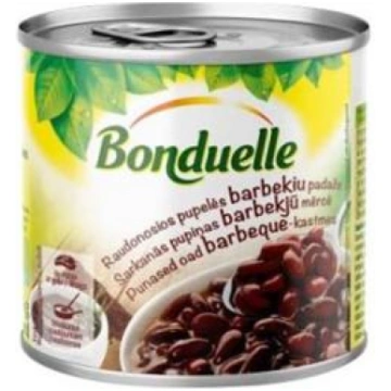 Sarkanās pupiņas BBQ mērcē BONDUELLE 430g