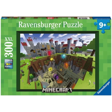 Ravensburger puzle Minecraft, 300 gb, 9+