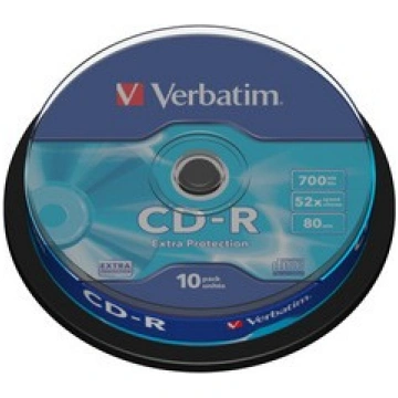 CD-R 52x 700 MB 10 gab. CB DL EX Prot 43437 VERBAT