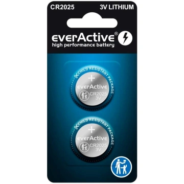 Lithium battery mini everActive CR2025 - blister 2
