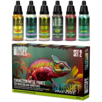 Chameleon Acrylic Paint Set 2 Green Stuff 84365543
