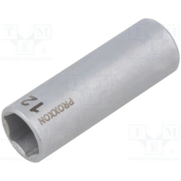 Socket: 6-angles; socket spanner; HEX 12mm; 1/4" |