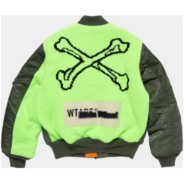 WTAPS X ALPHA MA-1 BOMBER JACKET - OLIVE / S