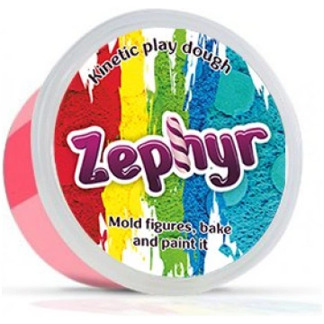 Zephyr 150 g - kinētiskais zefīra plastilīns (rozā