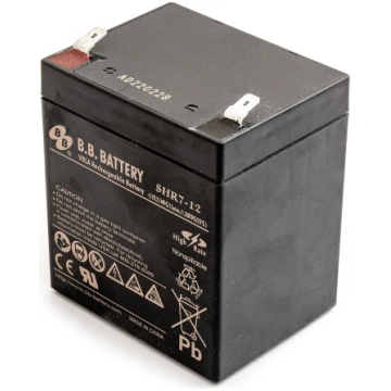 Akumulators AGM B.B. SHR7-12 12V 7Ah T2 B.B. Batte