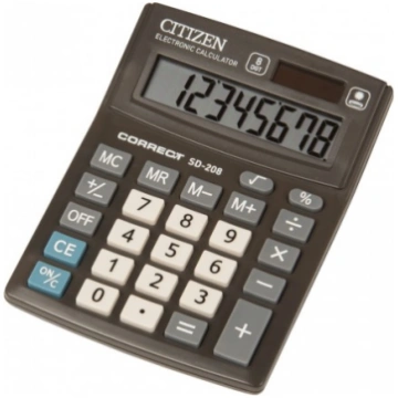 Calculator semi destop Citizen CMB801-BK Black 121